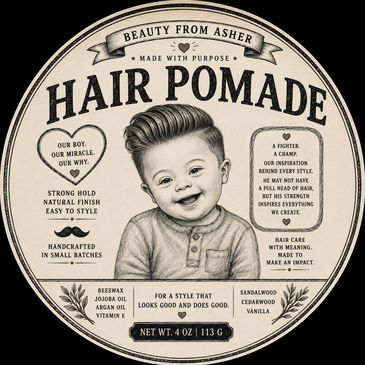 BeautyFromAsher Hair Pomade