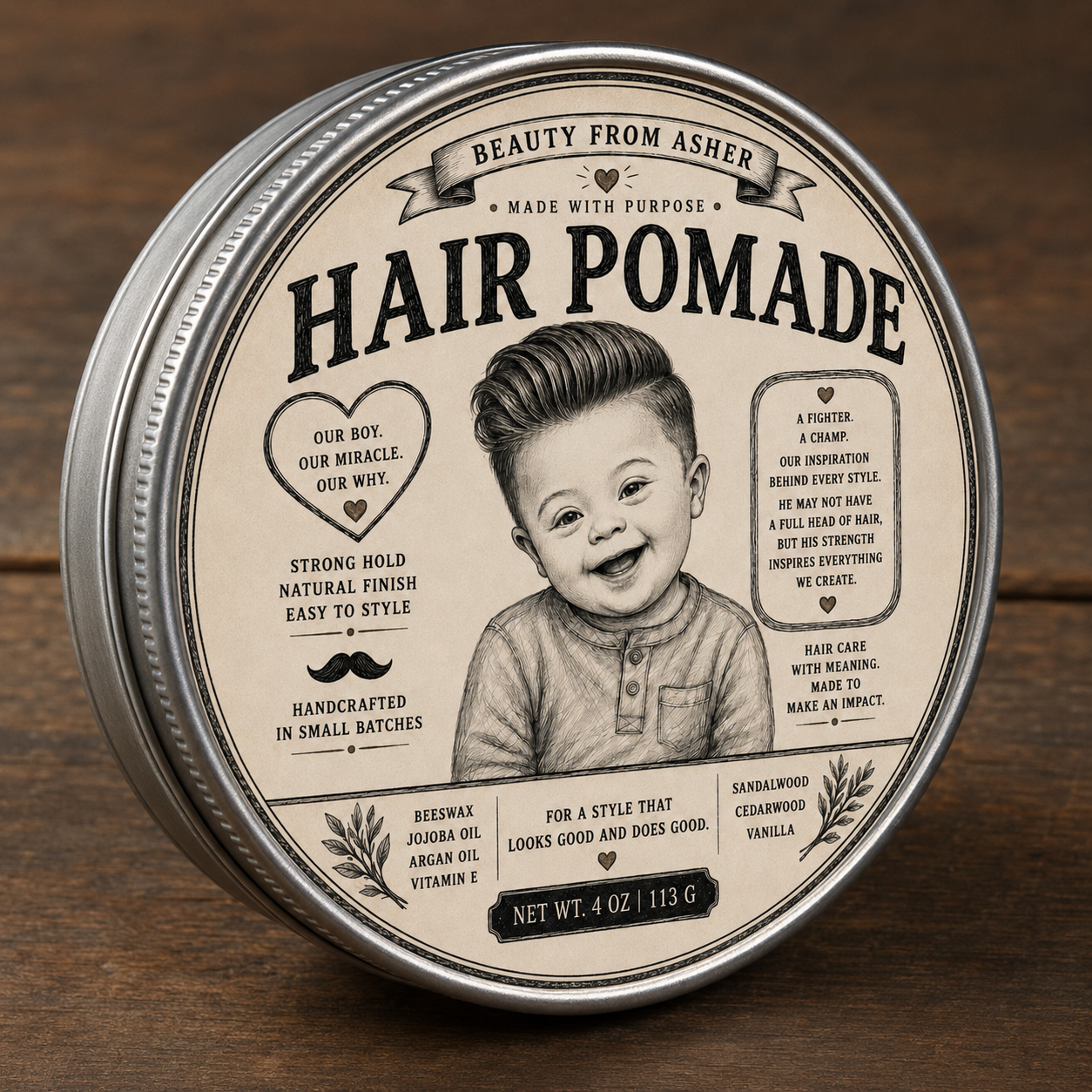BeautyFromAsher Hair Pomade